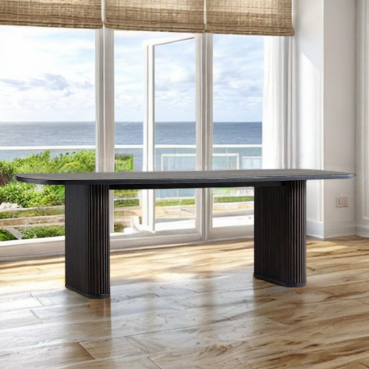 Hillock Home Oval Solid Wood Dining Table - Wayfair Canada